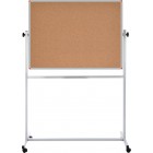 Mantar Pano Çift Taraflı Mobil Tekerlekli