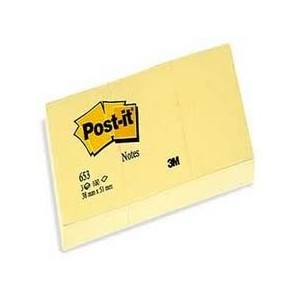 3m post-it yapışkanlı notlar 38mmx51mm